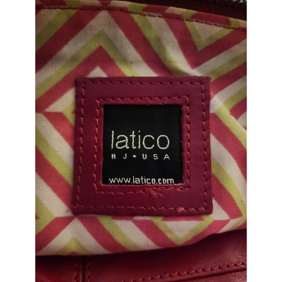 Latico Leather Louise Pebble Handbag in pink - Picture 7 of 11